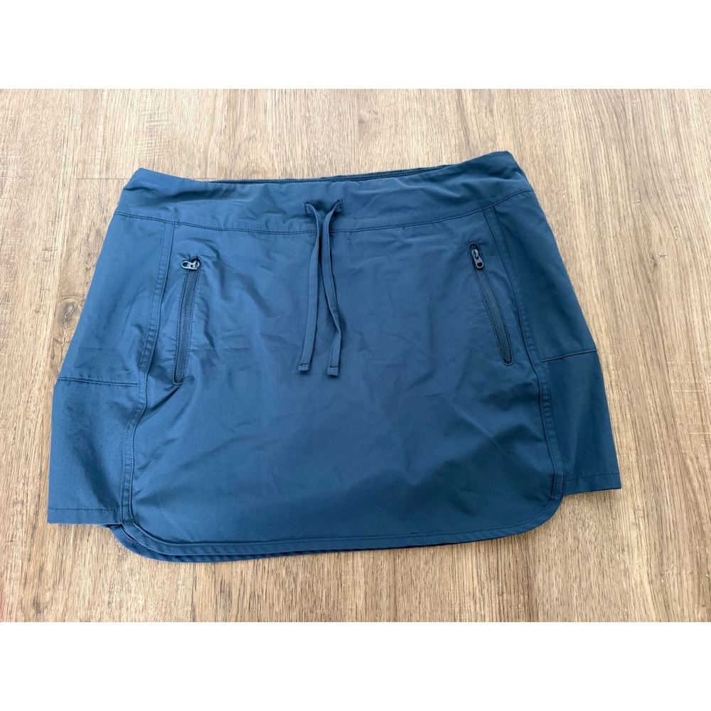Magellan Outdoors Fish Gear Skort Women's Medium Blue Water Repellent Skirt